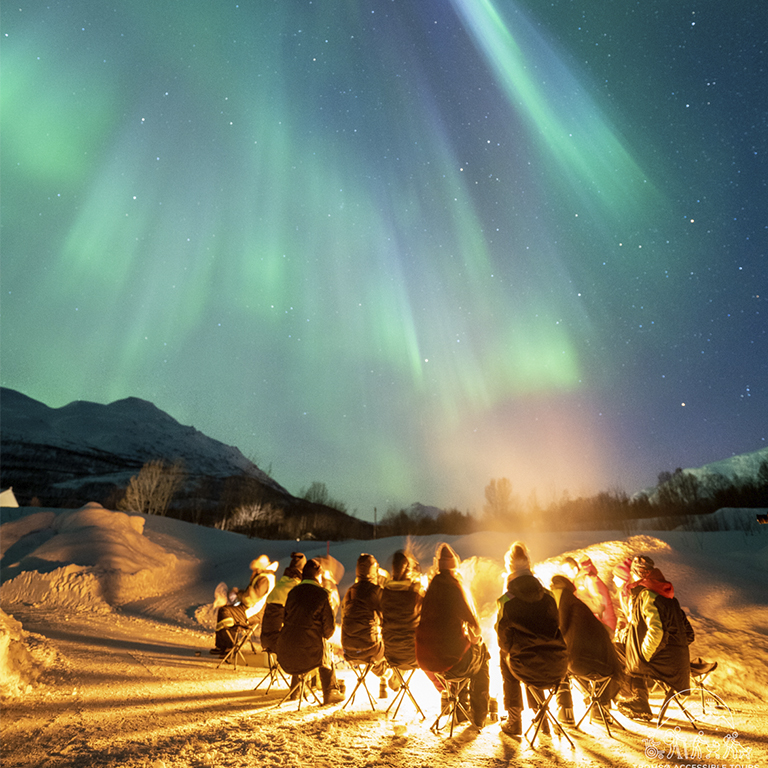 7 noches buscando auroras